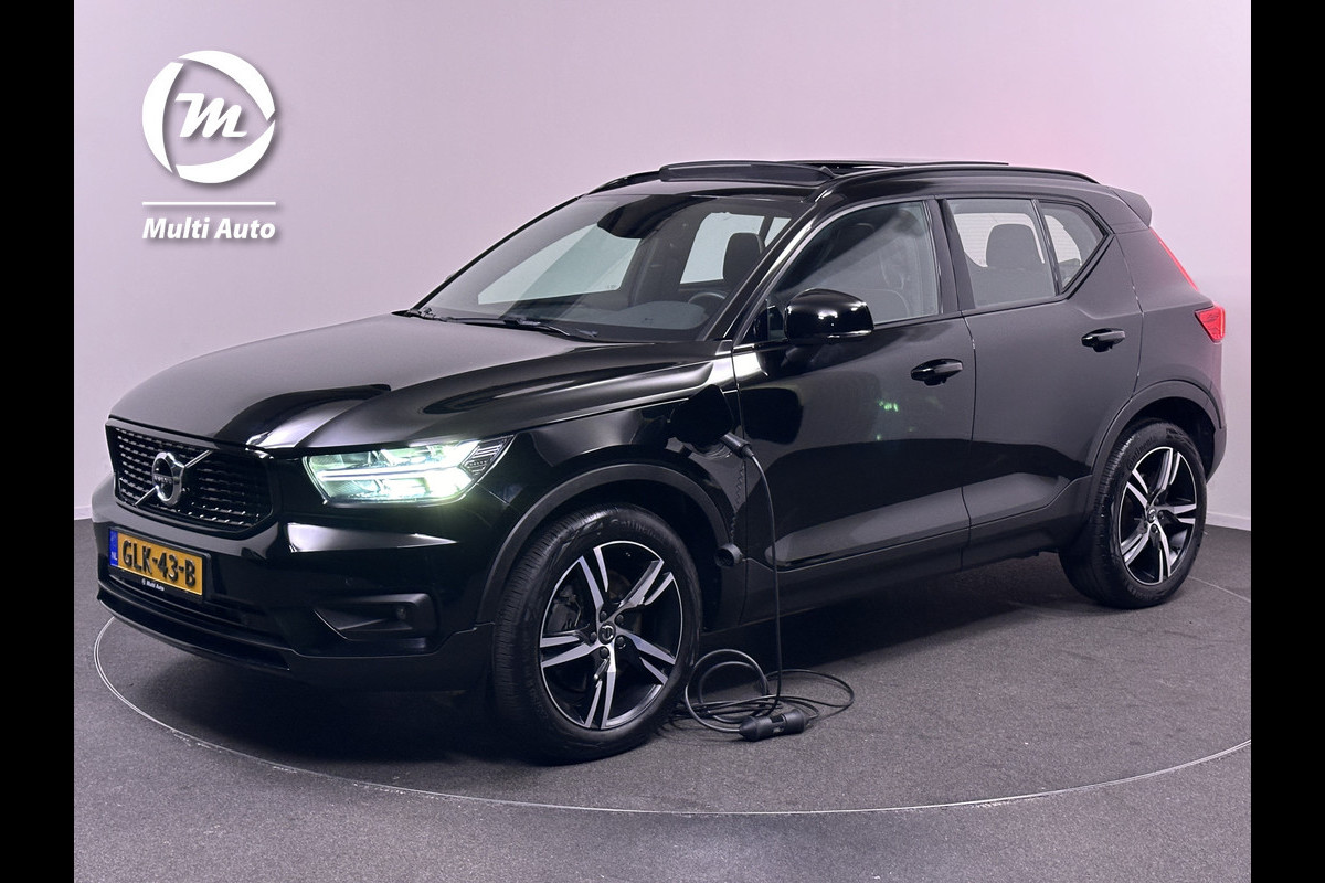 Volvo XC40 1.5 T5 Recharge R-Design 261pk Plug in Hybrid PHEV | Panodak | Lederen Alcantara Sportstoelen Memory | Harman Kardon | Apple Carplay | Sfeerverlichting | 360 Camera |