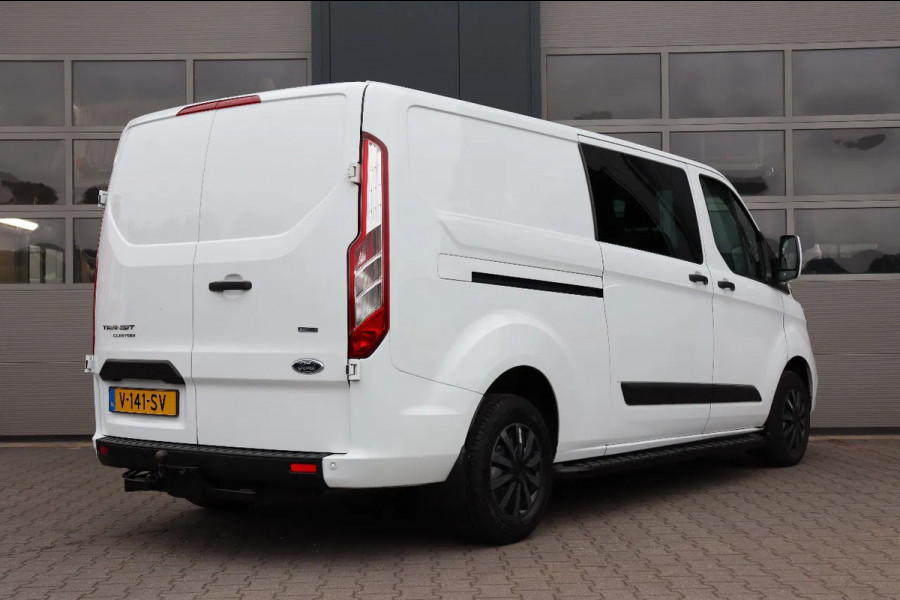 Ford Transit Custom 2.0 TDCi 130PK L2H1 l DUBBELE CABINE l NAVI l AIRCO l TREKHAAK