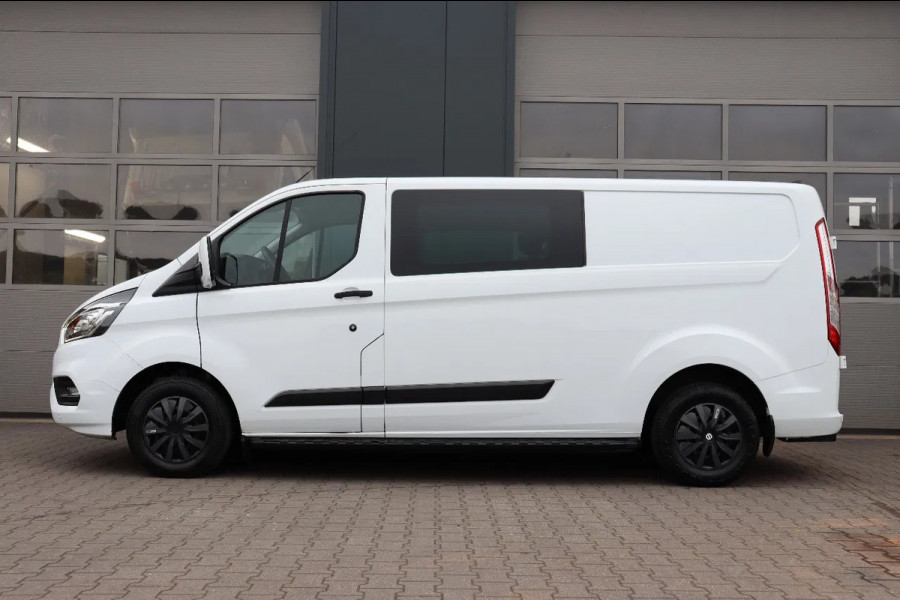 Ford Transit Custom 2.0 TDCi 130PK L2H1 l DUBBELE CABINE l NAVI l AIRCO l TREKHAAK