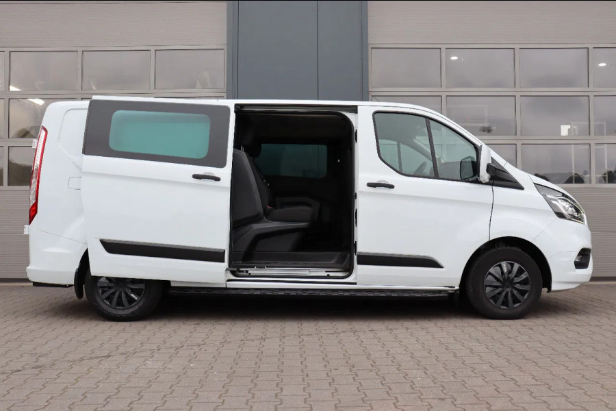 Ford Transit Custom 2.0 TDCi 130PK L2H1 l DUBBELE CABINE l NAVI l AIRCO l TREKHAAK