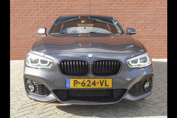 BMW 1-serie 118i Edition M Sport Shadow High Executive LED verlichting Leder sportstoelen 18 inch velgen parkeersensoren voor en achter Multimedia voorbereiding etc.