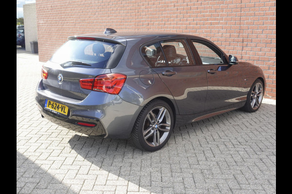 BMW 1-serie 118i Edition M Sport Shadow High Executive LED verlichting Leder sportstoelen 18 inch velgen parkeersensoren voor en achter Multimedia voorbereiding etc.