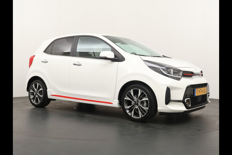 Kia Picanto 1.0 T-GDi GT-Line 5p - Cruise Control - Leder - Climate Control - Navigatie - Apple/Android Carplay - Fabrieksgarantie tot 19-05-2030