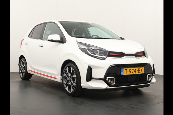 Kia Picanto 1.0 T-GDi GT-Line 5p - Cruise Control - Leder - Climate Control - Navigatie - Apple/Android Carplay - Fabrieksgarantie tot 19-05-2030