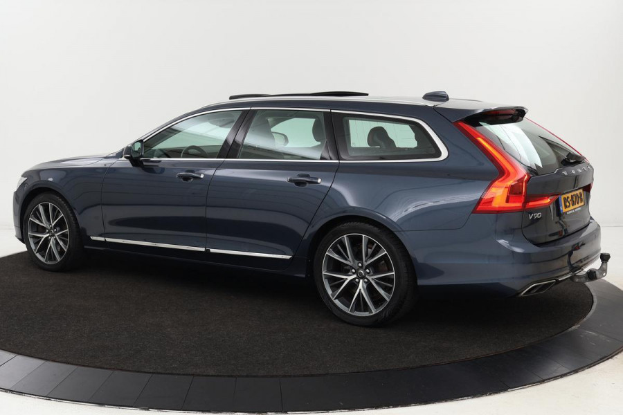 Volvo V90 2.0 T5 Inscription | Panoramadak | Stoelventilatie | Head-Up | Trekhaak | Massage | 360 camera | Nappaleder | Carplay | Achterbankverwarming | Navigatie | Keyless | Dodehoek detectie | Full LED