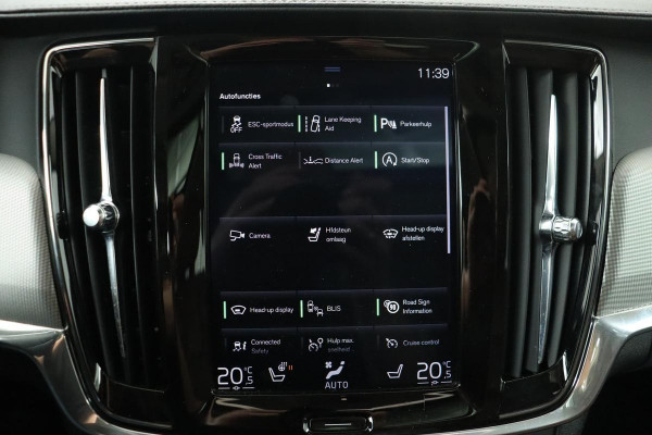 Volvo V90 2.0 T5 Inscription | Panoramadak | Stoelventilatie | Head-Up | Trekhaak | Massage | 360 camera | Nappaleder | Carplay | Achterbankverwarming | Navigatie | Keyless | Dodehoek detectie | Full LED