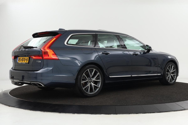 Volvo V90 2.0 T5 Inscription | Panoramadak | Stoelventilatie | Head-Up | Trekhaak | Massage | 360 camera | Nappaleder | Carplay | Achterbankverwarming | Navigatie | Keyless | Dodehoek detectie | Full LED