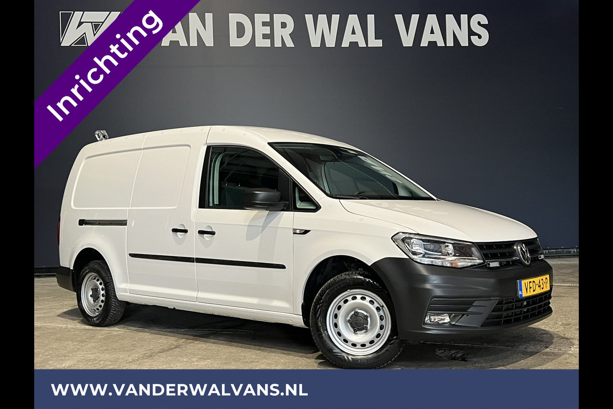 Volkswagen Caddy 2.0 TDI **BPM VRIJ voor de Ondernemer** L2H1 Maxi inrichting Euro6 Airco | Navigatie | Apple Carplay | Omvormer Android Auto, 1500kg Trekhaak, Cruisecontrol, Parkeersensoren