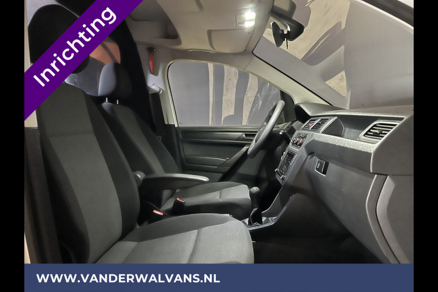 Volkswagen Caddy 2.0 TDI **BPM VRIJ voor de Ondernemer** L2H1 Maxi inrichting Euro6 Airco | Navigatie | Apple Carplay | Omvormer Android Auto, 1500kg Trekhaak, Cruisecontrol, Parkeersensoren