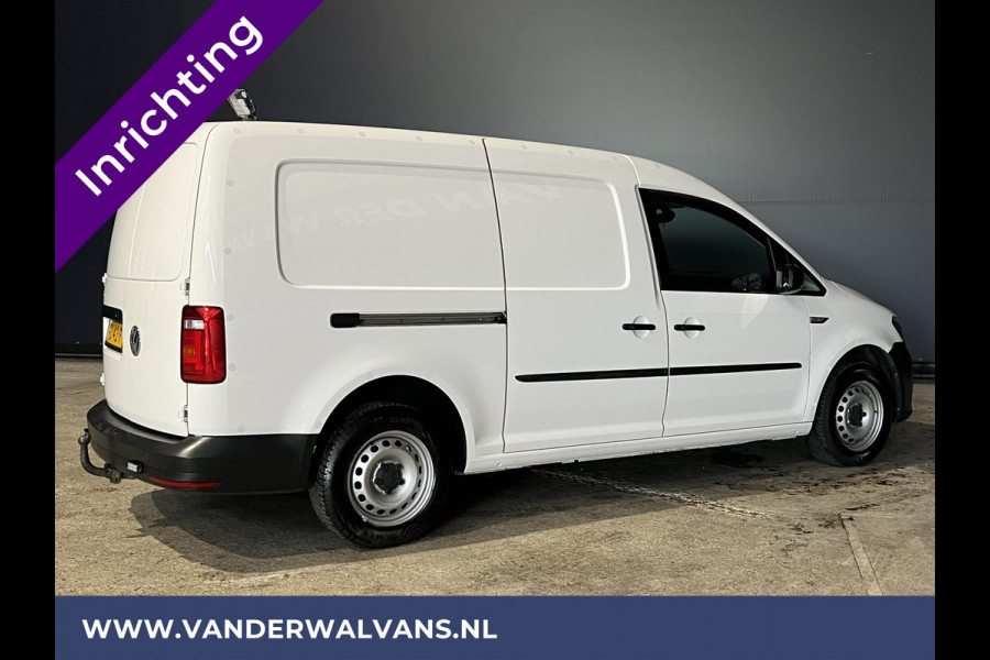 Volkswagen Caddy 2.0 TDI **BPM VRIJ voor de Ondernemer** L2H1 Maxi inrichting Euro6 Airco | Navigatie | Apple Carplay | Omvormer Android Auto, 1500kg Trekhaak, Cruisecontrol, Parkeersensoren