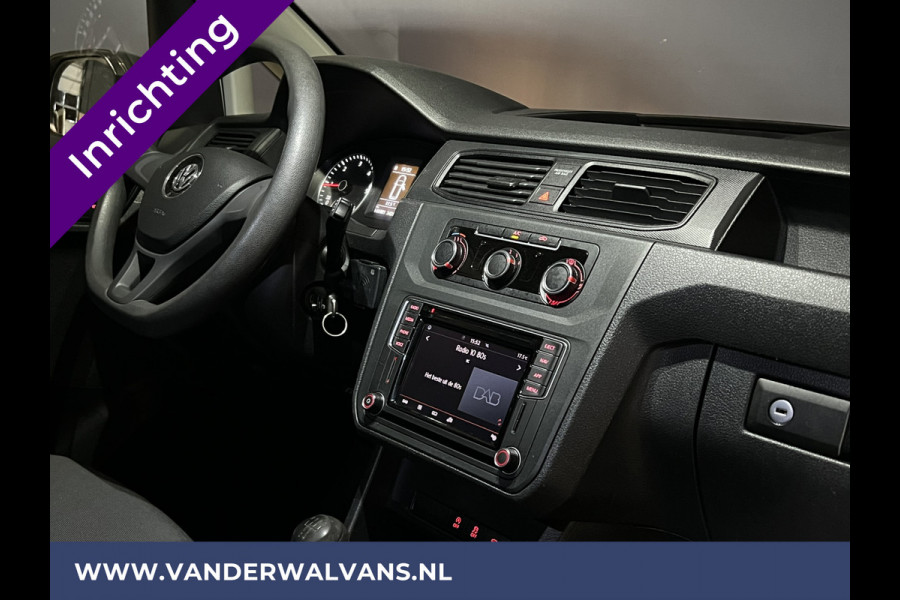 Volkswagen Caddy 2.0 TDI **BPM VRIJ voor de Ondernemer** L2H1 Maxi inrichting Euro6 Airco | Navigatie | Apple Carplay | Omvormer Android Auto, 1500kg Trekhaak, Cruisecontrol, Parkeersensoren