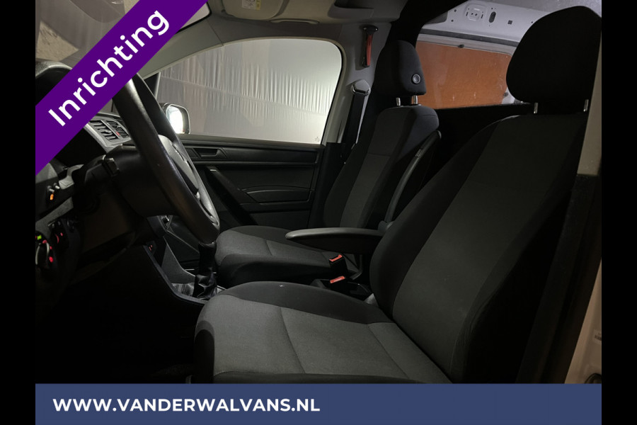 Volkswagen Caddy 2.0 TDI **BPM VRIJ voor de Ondernemer** L2H1 Maxi inrichting Euro6 Airco | Navigatie | Apple Carplay | Omvormer Android Auto, 1500kg Trekhaak, Cruisecontrol, Parkeersensoren