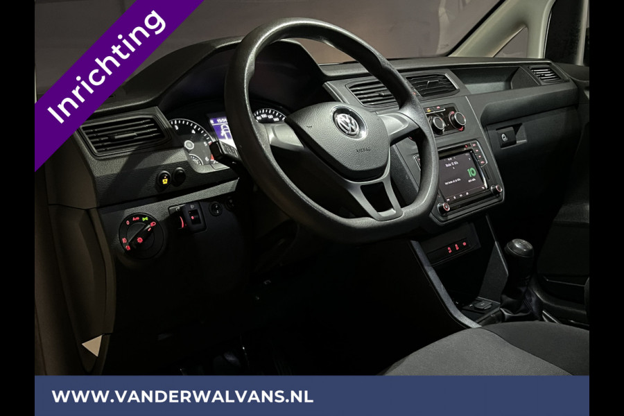 Volkswagen Caddy 2.0 TDI **BPM VRIJ voor de Ondernemer** L2H1 Maxi inrichting Euro6 Airco | Navigatie | Apple Carplay | Omvormer Android Auto, 1500kg Trekhaak, Cruisecontrol, Parkeersensoren