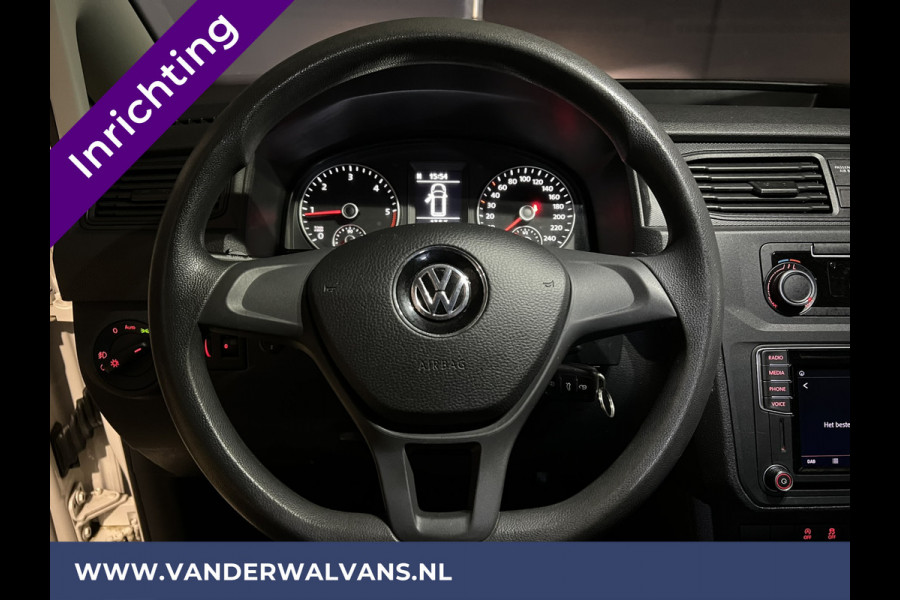 Volkswagen Caddy 2.0 TDI **BPM VRIJ voor de Ondernemer** L2H1 Maxi inrichting Euro6 Airco | Navigatie | Apple Carplay | Omvormer Android Auto, 1500kg Trekhaak, Cruisecontrol, Parkeersensoren