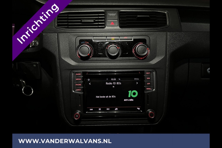 Volkswagen Caddy 2.0 TDI **BPM VRIJ voor de Ondernemer** L2H1 Maxi inrichting Euro6 Airco | Navigatie | Apple Carplay | Omvormer Android Auto, 1500kg Trekhaak, Cruisecontrol, Parkeersensoren