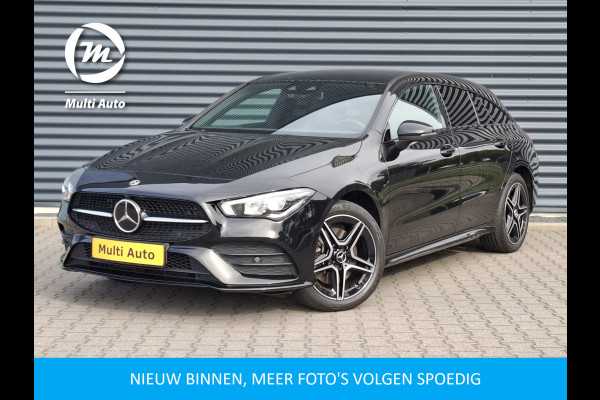 Mercedes-Benz CLA-Klasse Shooting Brake 250 e AMG Night Plug in Hybrid 218pk PHEV | Lederen Alcantara Sportstoelen | Trekhaak af Fabriek | Adaptive Cruise | Apple Carplay | Navigatie | 360 Camera |