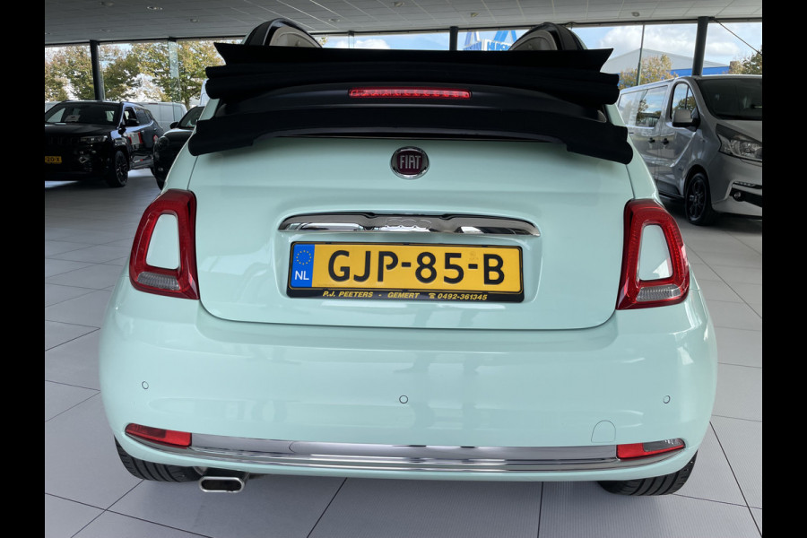 Fiat 500 Cabrio 1.2 Lounge Airco - Cruise control - ParkS-A - U-con./Radio/USB/AUX/TEL - MFL-Stuurwiel - LMV - CD+AB - Ramen E-VZ - B-Stoel IHV - B-Assist