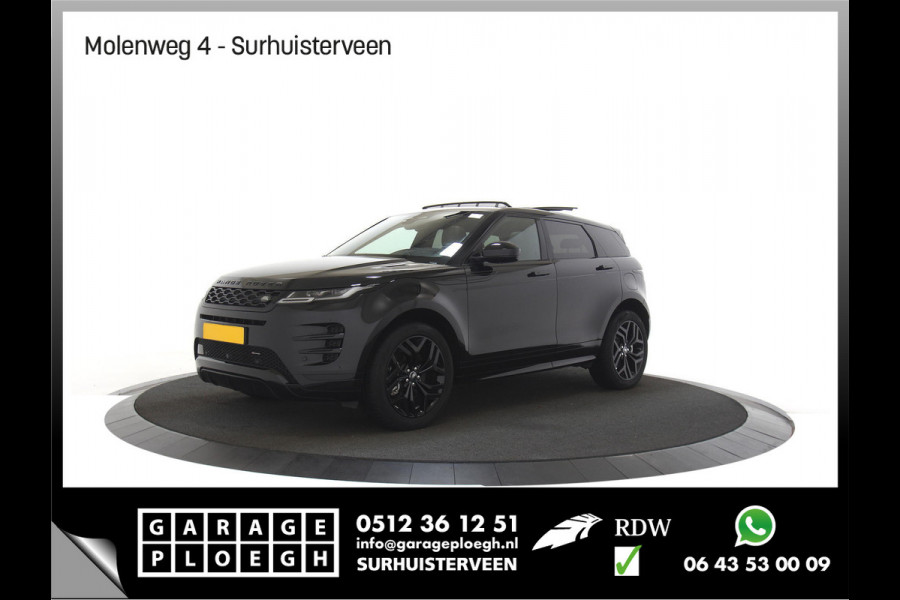 Land Rover Range Rover Evoque 1.5 P300e AWD PHEV R-Dynamic Pano Leer Adapt.Cruise Nav 306cam Plug-in Komt binnen