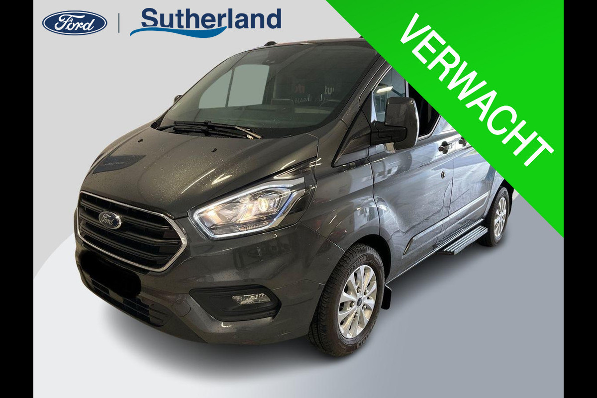 Ford Transit Custom 300 2.0 TDCI L1H1 Limited DC | 170pk Automaat | Dubbele cabine | Dubbele schuifdeur met ruit | Bijrijdersstoel | Stoelverwarming | Scherm | Camera | Achterklep