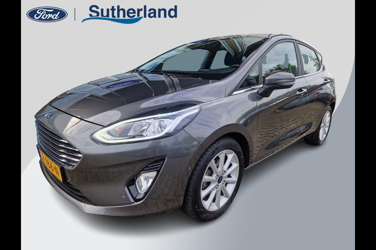 Ford Fiesta 1.0 EcoBoost Titanium | Stoel + Stuurverwarming | Camera | Climate Control | Navigatie |