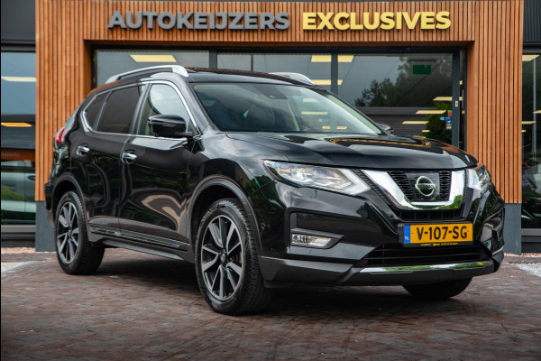 Nissan X-Trail 1.6 DIG-T Tekna Grijs Kenteken Panodak Bose 360 Camera Leer Keyless