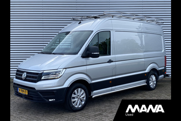 Volkswagen Crafter 35 2.0TDI 177PK L3H3 Automaat Highline Airco Sensoren Car-Play Trekhaak Camera Cruise Bluetooth Multifunctioneel stuurwiel