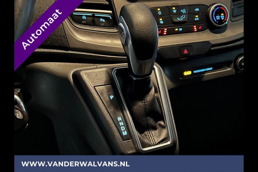 Ford Transit Custom 2.0 TDCI 170pk Automaat L2H1 inrichting Euro6 Airco | 2x zijdeur | Navigatie LED, Cruisecontrol, Parkeersensoren, Stoelverwarming, Verwarmde voorruit, Bijrijdersbank