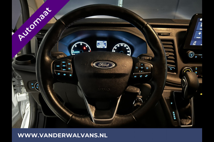 Ford Transit Custom 2.0 TDCI 170pk Automaat L2H1 inrichting Euro6 Airco | 2x zijdeur | Navigatie LED, Cruisecontrol, Parkeersensoren, Stoelverwarming, Verwarmde voorruit, Bijrijdersbank