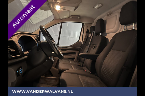 Ford Transit Custom 2.0 TDCI 170pk Automaat L2H1 inrichting Euro6 Airco | 2x zijdeur | Navigatie LED, Cruisecontrol, Parkeersensoren, Stoelverwarming, Verwarmde voorruit, Bijrijdersbank