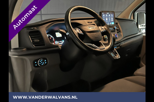 Ford Transit Custom 2.0 TDCI 170pk Automaat L2H1 inrichting Euro6 Airco | 2x zijdeur | Navigatie LED, Cruisecontrol, Parkeersensoren, Stoelverwarming, Verwarmde voorruit, Bijrijdersbank