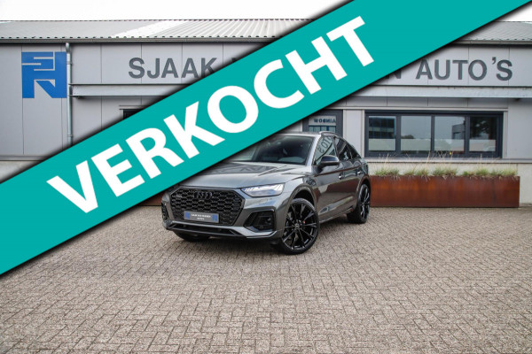 Audi Q5 Sportback 50 TFSIe Quattro Competition S Edition S-Line 299pk Automaat|1e Eig|DLR|NIEUW MODEL|Virtual Cockpit|Black|Camera