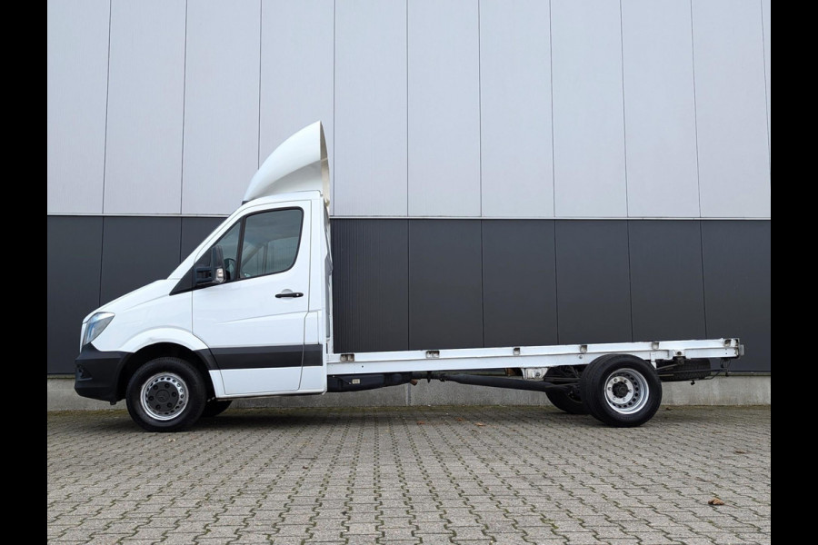 Mercedes-Benz Sprinter 516 163PK AUTOMAAT CHASSIS CABINE AIRCO CRUISE DEALER ONDERHOUDEN RWD 3ZITTER