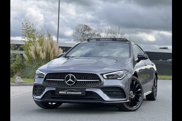 Mercedes-Benz CLA-Klasse 250 e AMG CLA250e Coupe Panoramadak|Keyless|Camera 360°|Distronic|Advanced sound|Sfeerverlichting|Head-up|Night pakket