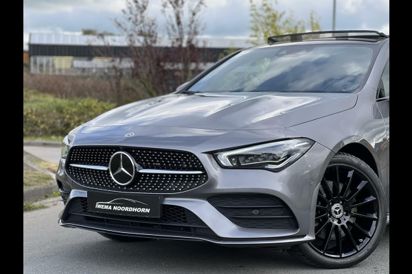 Mercedes-Benz CLA-Klasse 250 e AMG CLA250e Coupe Panoramadak|Keyless|Camera 360°|Distronic|Advanced sound|Sfeerverlichting|Head-up|Night pakket