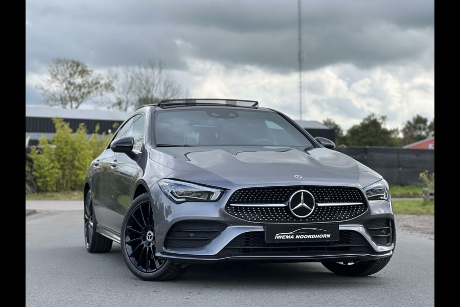 Mercedes-Benz CLA-Klasse 250 e AMG CLA250e Coupe Panoramadak|Keyless|Camera 360°|Distronic|Advanced sound|Sfeerverlichting|Head-up|Night pakket