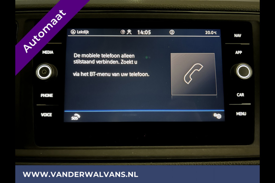 Volkswagen Crafter 2.0 TDI 141pk Automaat L3H2 L2H1 Euro6 Airco | 2x Zijdeur | Camera | Navigatie Apple Carplay, Android Auto, Cruisecontrol, Bijrijdersbank, 3000kg trekvermogen