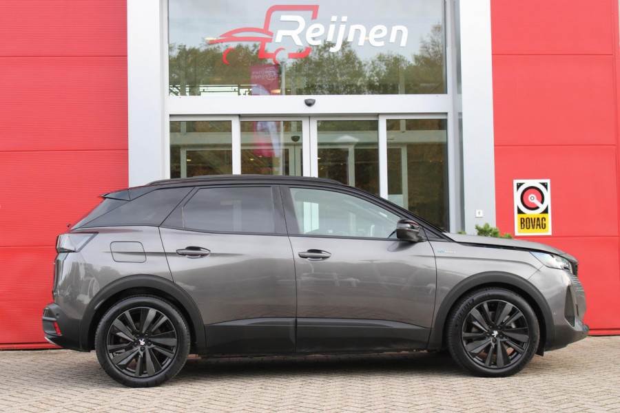 Peugeot 3008 1.6 HYbrid4 300PK GT PACK BUSINESS | PANORAMISCH SCHUIF/KANTEL DAK | BLACK PACK | MASSAGE STOELEN | ELEKTRISCHE STOELEN MET GEHEUGEN FUNCTIE | STOEL VERWARMING | FULL LED KOPLAMPEN | 360°C CAMERA | KEYLESS ENTRY/START | NAVIGATIE 10" TOUCHSCREEN | APPLE CARPLAY/ANDROID AUTO | DODEHOEK BEWAKING | FOCAL AUDIO SYSTEM | ADAPTIVE CRUISE CONTROL | ELEKTRISCHE ACHTERKLEP | DAB+ RADIO |