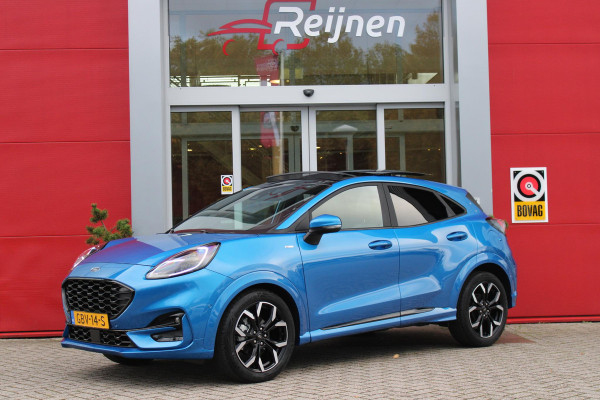 Ford Puma 1.0 EcoBoost Hybrid ST-Line X 125PK | PANORAMADAK | 18" LICHTMETALEN | B&O PREMIUM AUDIO | KEYLESS ENTRY / START | STOEL / STUUR VERWARMING | VOORRUIT VERWARMING | ACHTERUITRIJCAMERA | APPLE CARPLAY / ANDROID AUTO | ELEKTRISCHE ACHTERKLEP | ADAPTIVE CRUISE CONTROL |