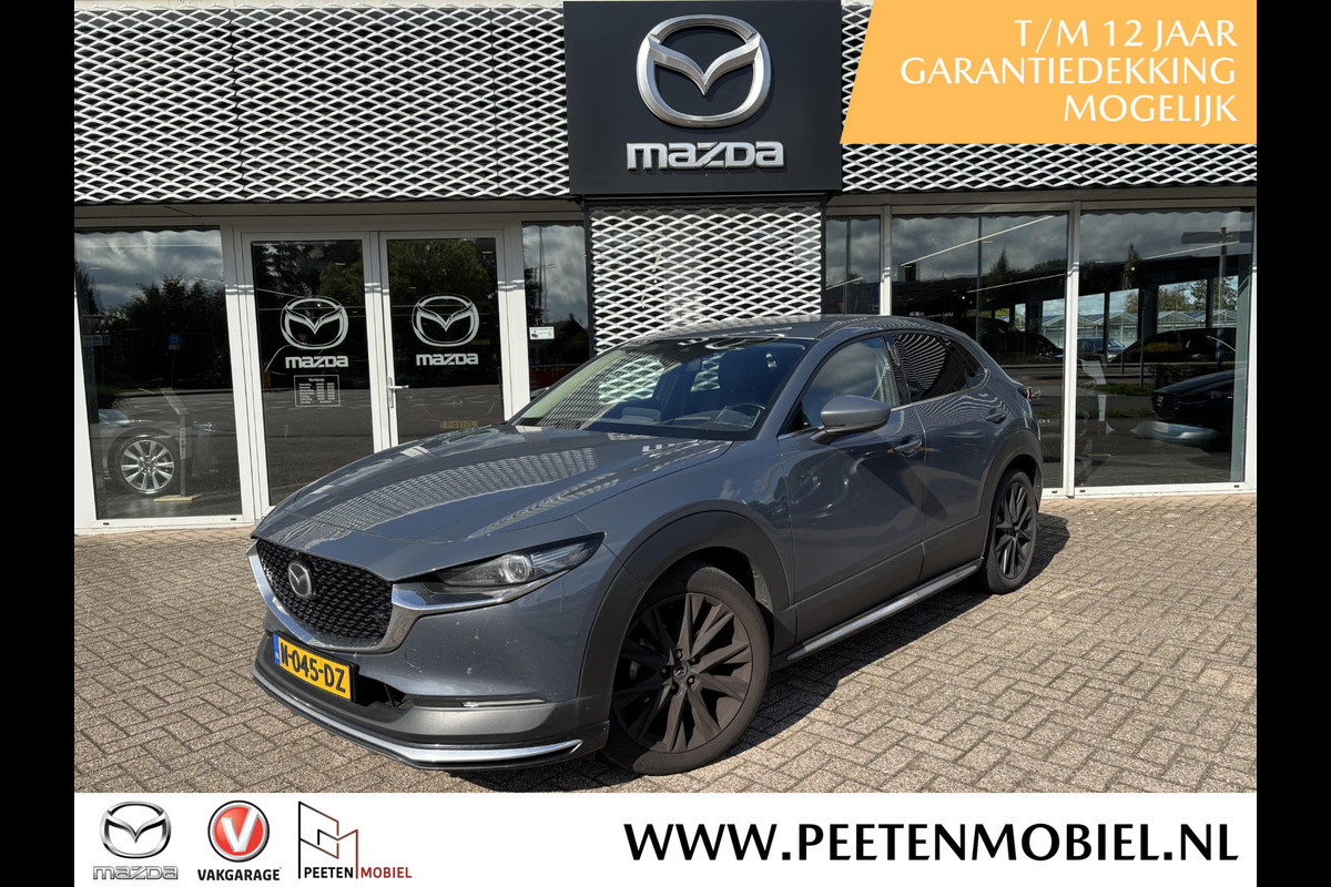 Mazda CX-30 2.0 e-SkyActiv-X M Hybrid Luxury IAS AUTOMAAT | 360 CAMERA | AERO PAKKET | AFNEEMBARE TERKHAAK | DEALERONDERHOUDEN | NL AUTO |