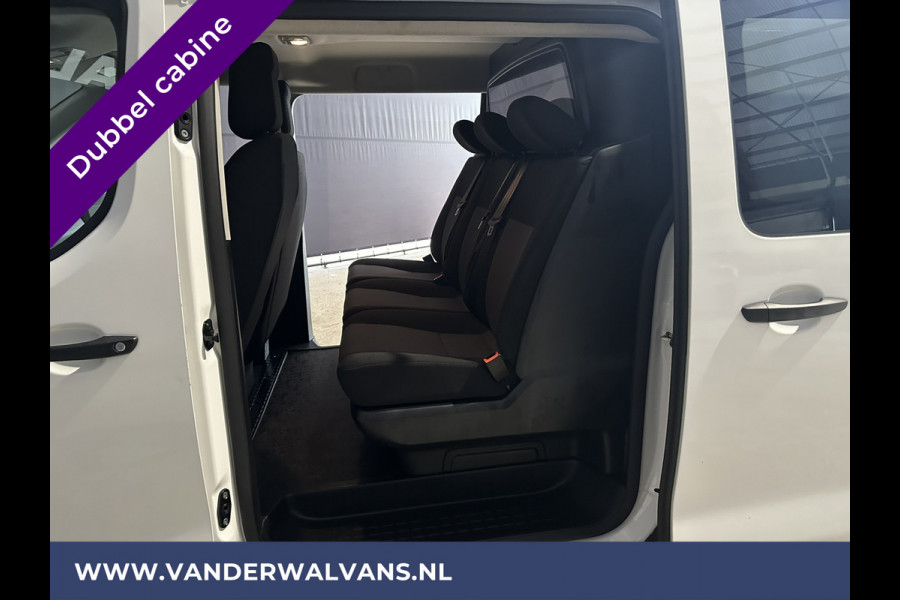 Peugeot Expert 2.0 BlueHDI 123pk L3H1 Dubbele cabine Euro6 Airco | 2x Zijdeur | Navigatie | 6-Zits 2500kg Trekhaak, Parkeersensoren, Apple Carplay, Android Auto, Cruisecontrol