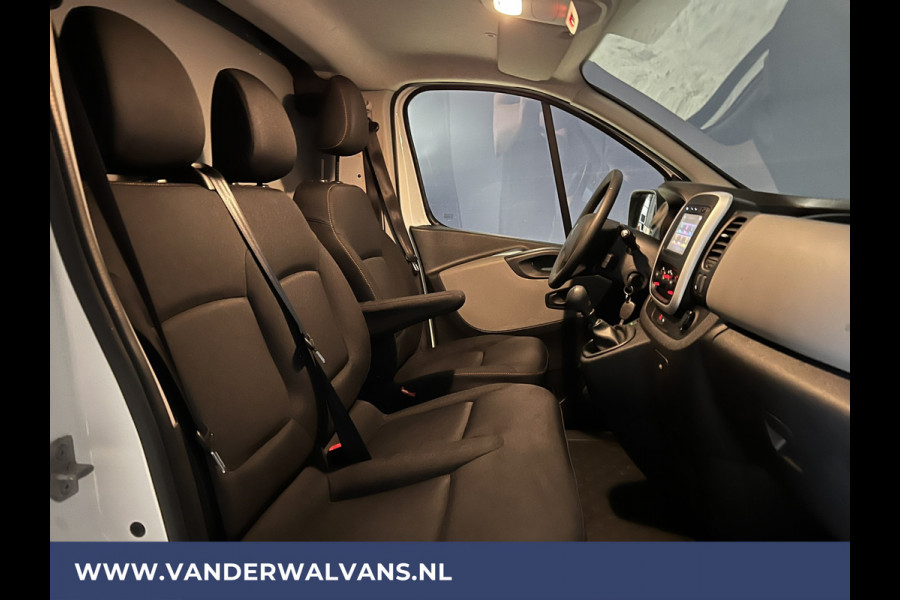 Renault Trafic 1.6 dCi 126pk L2H1 Euro6 Airco | 2x zijdeur | Navigatie | Trekhaak | Cruisecontrol Parkeersensoren, Bijrijdersbank