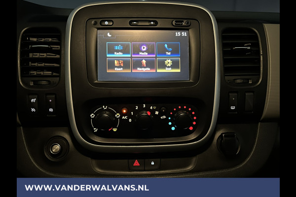 Renault Trafic 1.6 dCi 126pk L2H1 Euro6 Airco | 2x zijdeur | Navigatie | Trekhaak | Cruisecontrol Parkeersensoren, Bijrijdersbank