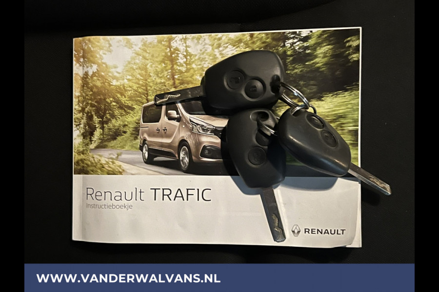 Renault Trafic 1.6 dCi 126pk L2H1 Euro6 Airco | 2x zijdeur | Navigatie | Trekhaak | Cruisecontrol Parkeersensoren, Bijrijdersbank