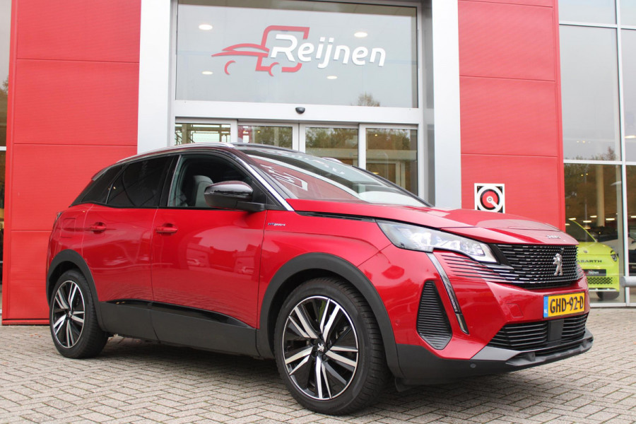 Peugeot 3008 1.6 HYbrid4 300PK GT PACK BUSINESS | PANORAMISCH SCHUIF/KANTEL DAK | MASSAGE STOELEN | ELEKTRISCHE STOELEN MET GEHEUGEN FUNCTIE | STOEL VERWARMING | FULL LED KOPLAMPEN | 360°C CAMERA | KEYLESS ENTRY/START | NAVIGATIE 10" TOUCHSCREEN | APPLE CARPLAY/ANDROID AUTO | DODEHOEK BEWAKING | FOCAL AUDIO SYSTEM | ADAPTIVE CRUISE CONTROL | ELEKTRISCHE ACHTERKLEP | DAB+ RADIO |