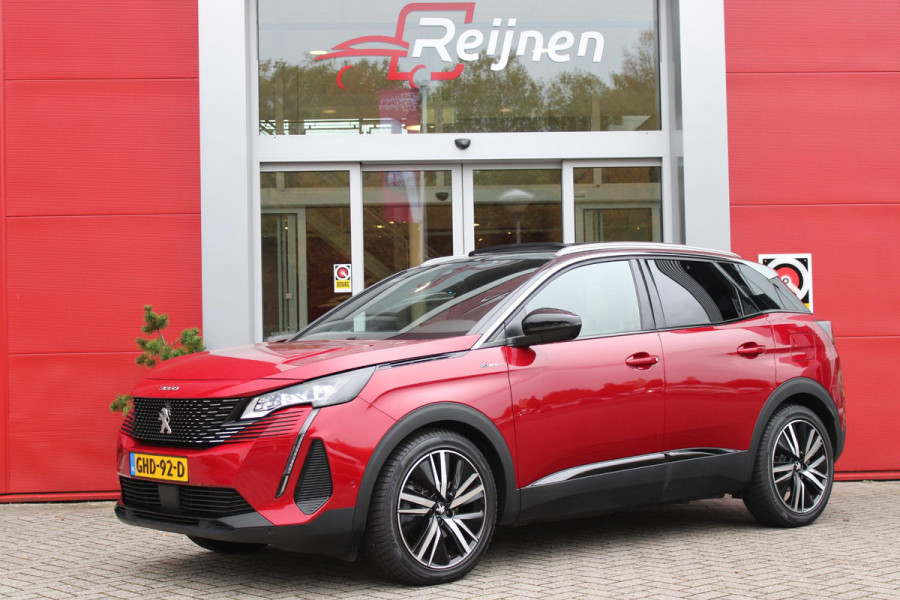 Peugeot 3008 1.6 HYbrid4 300PK GT PACK BUSINESS | PANORAMISCH SCHUIF/KANTEL DAK | MASSAGE STOELEN | ELEKTRISCHE STOELEN MET GEHEUGEN FUNCTIE | STOEL VERWARMING | FULL LED KOPLAMPEN | 360°C CAMERA | KEYLESS ENTRY/START | NAVIGATIE 10" TOUCHSCREEN | APPLE CARPLAY/ANDROID AUTO | DODEHOEK BEWAKING | FOCAL AUDIO SYSTEM | ADAPTIVE CRUISE CONTROL | ELEKTRISCHE ACHTERKLEP | DAB+ RADIO |