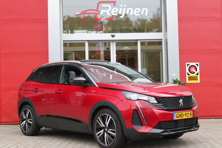 Peugeot 3008 1.6 HYbrid4 300PK GT PACK BUSINESS | PANORAMISCH SCHUIF/KANTEL DAK | MASSAGE STOELEN | ELEKTRISCHE STOELEN MET GEHEUGEN FUNCTIE | STOEL VERWARMING | FULL LED KOPLAMPEN | 360°C CAMERA | KEYLESS ENTRY/START | NAVIGATIE 10" TOUCHSCREEN | APPLE CARPLAY/ANDROID AUTO | DODEHOEK BEWAKING | FOCAL AUDIO SYSTEM | ADAPTIVE CRUISE CONTROL | ELEKTRISCHE ACHTERKLEP | DAB+ RADIO |