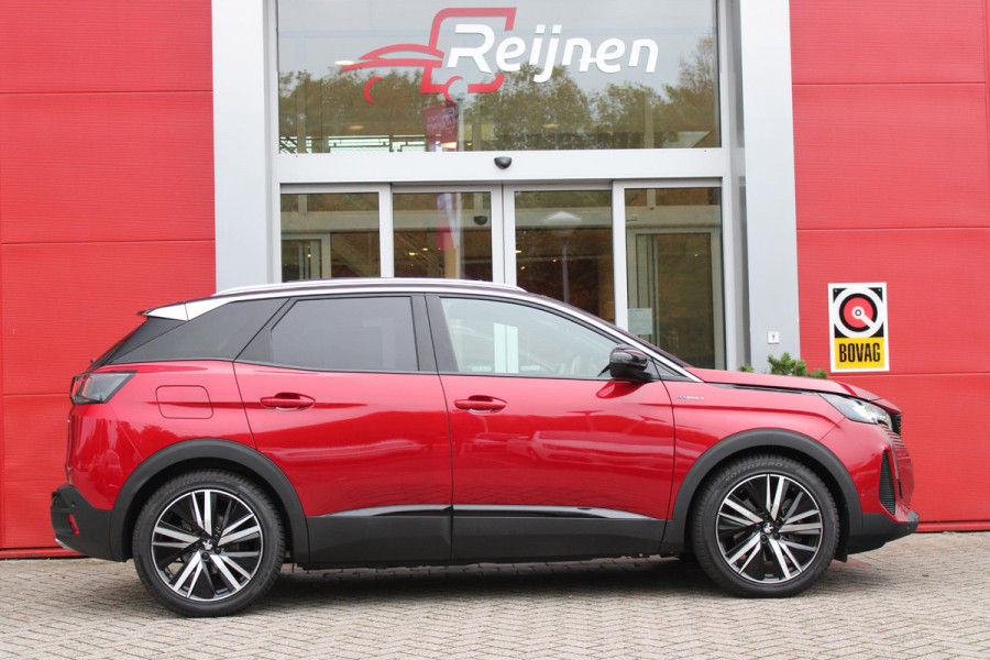 Peugeot 3008 1.6 HYbrid4 300PK GT PACK BUSINESS | PANORAMISCH SCHUIF/KANTEL DAK | MASSAGE STOELEN | ELEKTRISCHE STOELEN MET GEHEUGEN FUNCTIE | STOEL VERWARMING | FULL LED KOPLAMPEN | 360°C CAMERA | KEYLESS ENTRY/START | NAVIGATIE 10" TOUCHSCREEN | APPLE CARPLAY/ANDROID AUTO | DODEHOEK BEWAKING | FOCAL AUDIO SYSTEM | ADAPTIVE CRUISE CONTROL | ELEKTRISCHE ACHTERKLEP | DAB+ RADIO |