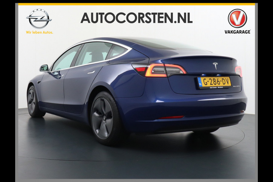 Tesla Model 3 Long Range 75 kWh 463PK FSD-vb. Premium-Audio 4wd 18" AutoPilot Pano.dak Camera Leer Adaptive-Cruise+Stop&Go  PDC-A+Voor Wifi Ec Veel grip door AWD vierwielaandrijving.  Origineel Nederlandse auto ! grootste accu ! tot 16,5 kwh thuis laden, 120kw/h snelladen per uur !