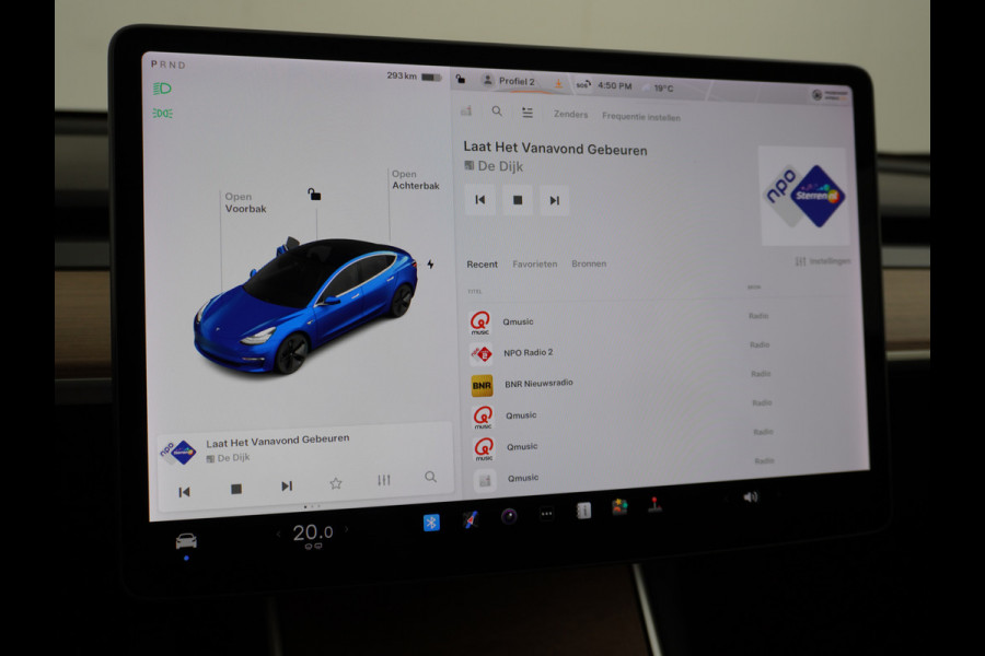 Tesla Model 3 Long Range 75 kWh 463PK FSD-vb. Premium-Audio 4wd 18" AutoPilot Pano.dak Camera Leer Adaptive-Cruise+Stop&Go  PDC-A+Voor Wifi Ec Veel grip door AWD vierwielaandrijving.  Origineel Nederlandse auto ! grootste accu ! tot 16,5 kwh thuis laden, 120kw/h snelladen per uur !