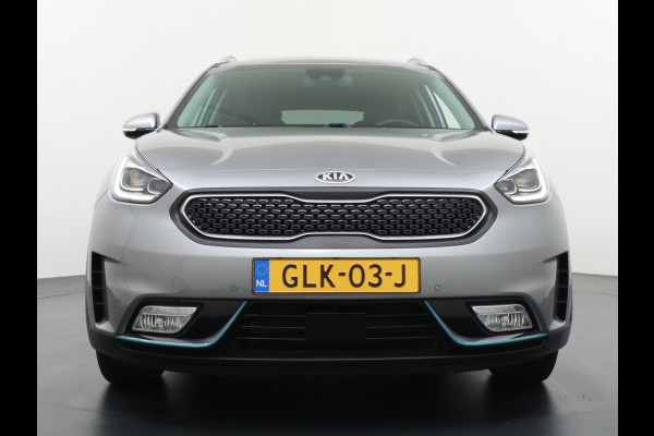 Kia Niro AUT. 6 141pk PHEV Leer+Elektr.+Verwarmd+Gekoeld/Geventileerd! Schuifdak Navi Apple Android Carplay AutoPilot Stuurbekr. Camera P Chroompack Priv.Glass Stuurverwarmd Licht+Regensensor trekhaak (1300kg trekgewicht /265Nm)k/ 37.000 nieuw !!